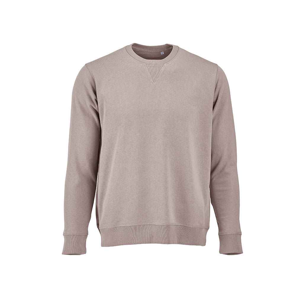 Sweat Capri mixte à col rond en french terry. 100% coton bio