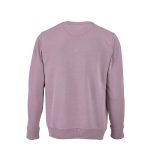 Vue 2 de Sweat Capri mixte à col rond en french terry. 100% coton bio
