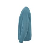 Vue 4 de Sweat Capri mixte à col rond en french terry. 100% coton bio