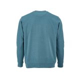 Vue 2 de Sweat Capri mixte à col rond en french terry. 100% coton bio