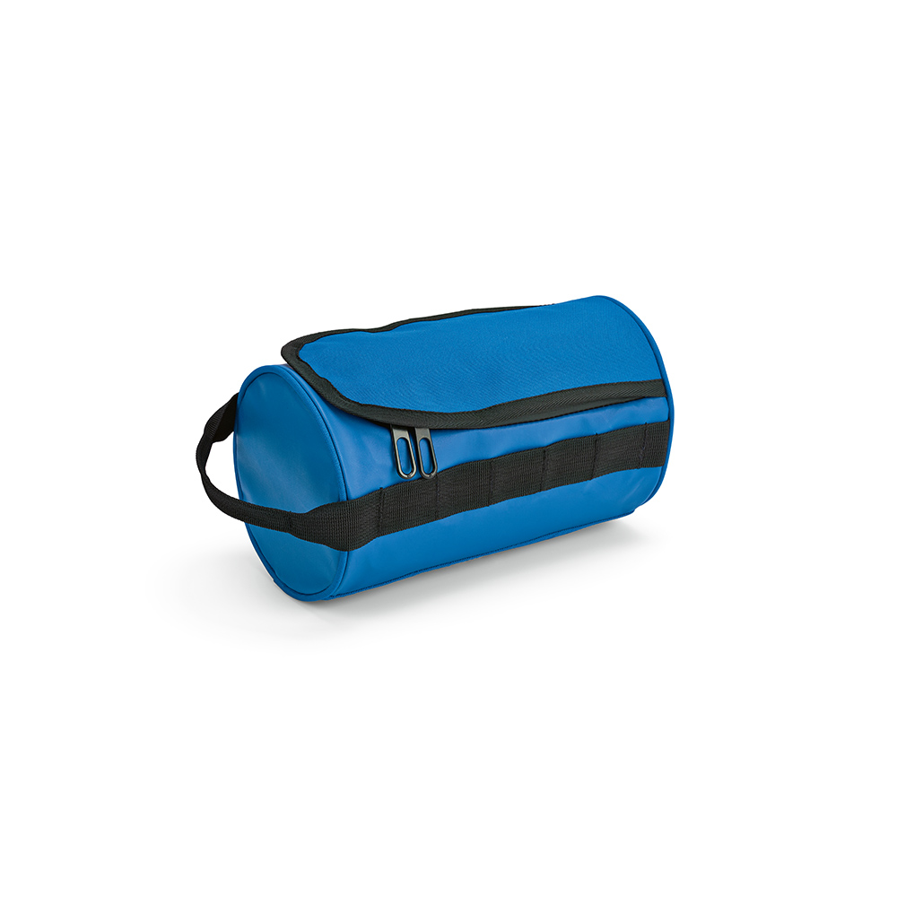 Trousse de toilette Riga 5,7L rPET, forme cylindre, poignée