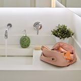 Vue 5 de Trousse de toilette Macao 3,5L en rCuir, fermeture éclair, poignée