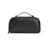 Vue 3 de Trousse de toilette Macao 3,5L en rCuir, fermeture éclair, poignée