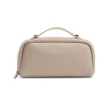 Vue 3 de Trousse de toilette Macao 3,5L en rCuir, fermeture éclair, poignée