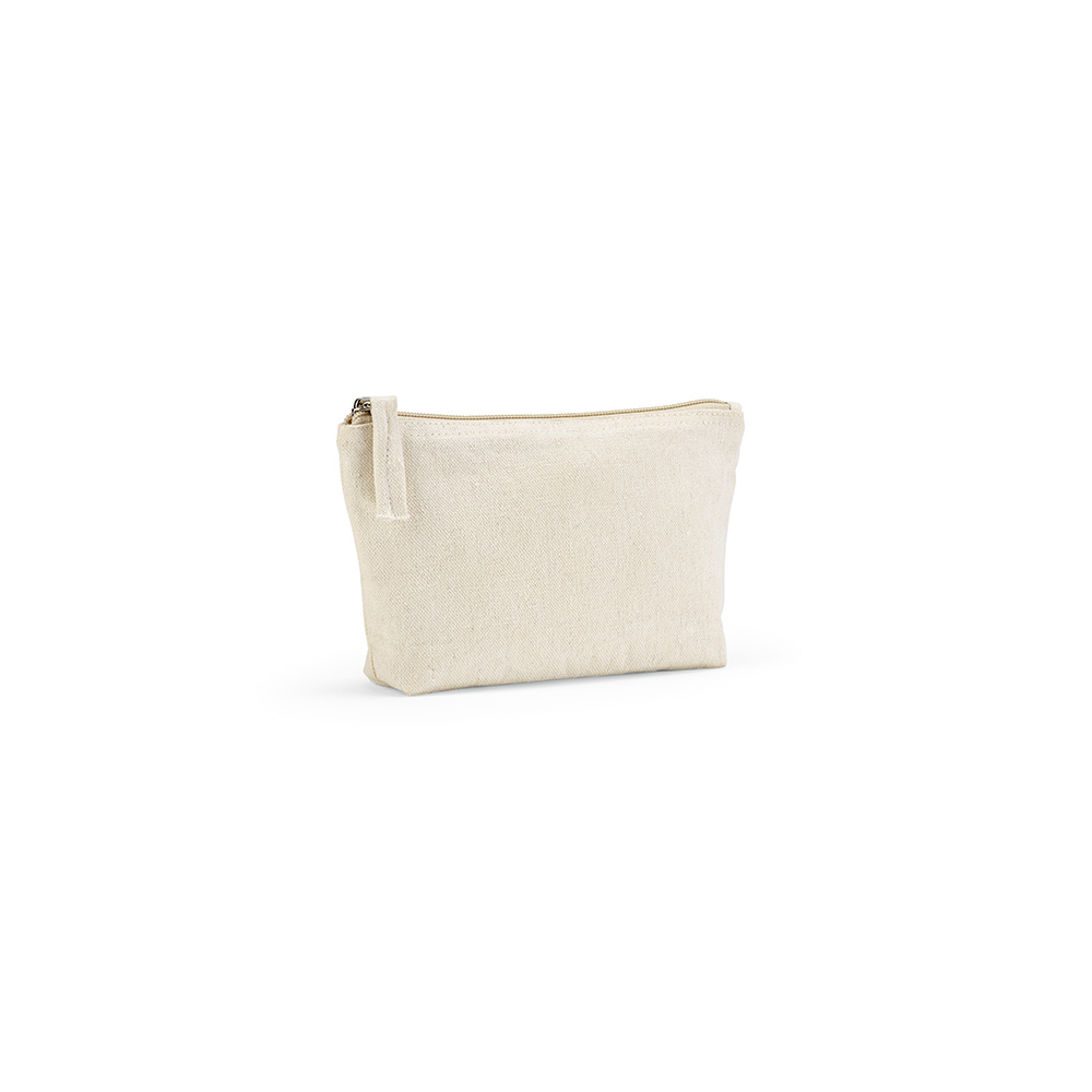 Trousse Cairo S. 1,1L en coton recyclé 320g, fermeture Zip