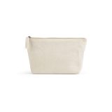 Vue 2 de Trousse Cairo M. 2,1L en coton recyclé 320g, fermeture Zip