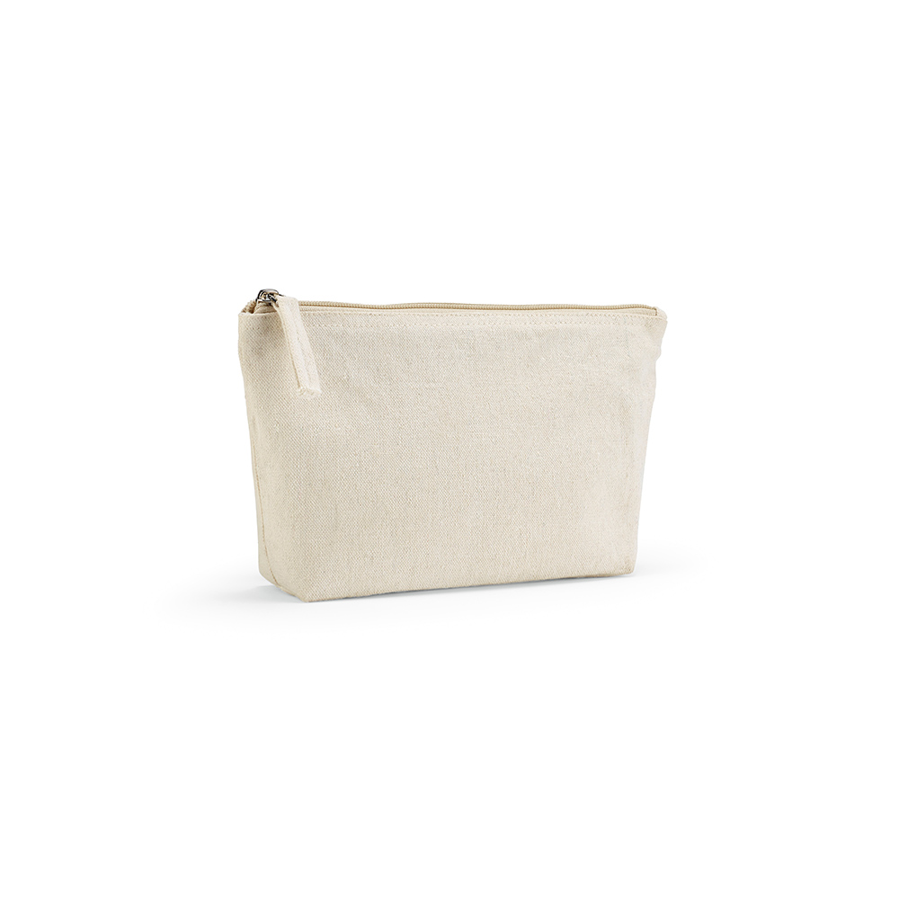 Trousse Cairo M. 2,1L en coton recyclé 320g, fermeture Zip