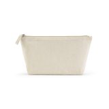 Vue 3 de Trousse Cairo L. 3,9L en coton recyclé 320g, fermeture Zip