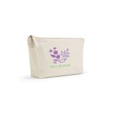 Vue 6 de Trousse Cairo L. 3,9L en coton recyclé 320g, fermeture Zip