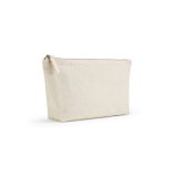 Vue 1 de Trousse Cairo L. 3,9L en coton recyclé 320g, fermeture Zip