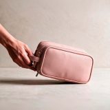 Vue 4 de Trousse Helsinki 3,5L rPU double Zip,fermeture magnétique