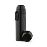 Vue 16 de Thermos Loire inox 810 ml. 2 gobelets et mousqueton