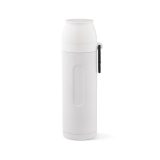 Vue 5 de Thermos Loire inox 810 ml. 2 gobelets et mousqueton