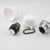 Vue 10 de Thermos Loire inox 810 ml. 2 gobelets et mousqueton