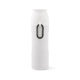 Vue 2 de Thermos Loire inox 810 ml. 2 gobelets et mousqueton