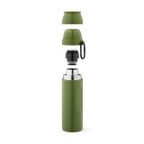 Vue 6 de Thermos Loire inox 810 ml. 2 gobelets et mousqueton