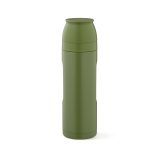 Vue 3 de Thermos Loire inox 810 ml. 2 gobelets et mousqueton