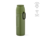 Vue 16 de Thermos Loire inox 810 ml. 2 gobelets et mousqueton