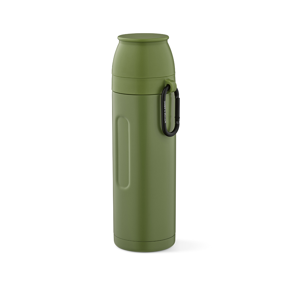 Thermos Loire inox 810 ml. 2 gobelets et mousqueton