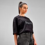 Vue 12 de T-shirt oversize Paloma en jersey. 100% coton bio. Fabriqué au Portugal