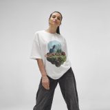 Vue 8 de T-shirt oversize Paloma en jersey. 100% coton bio. Fabriqué au Portugal