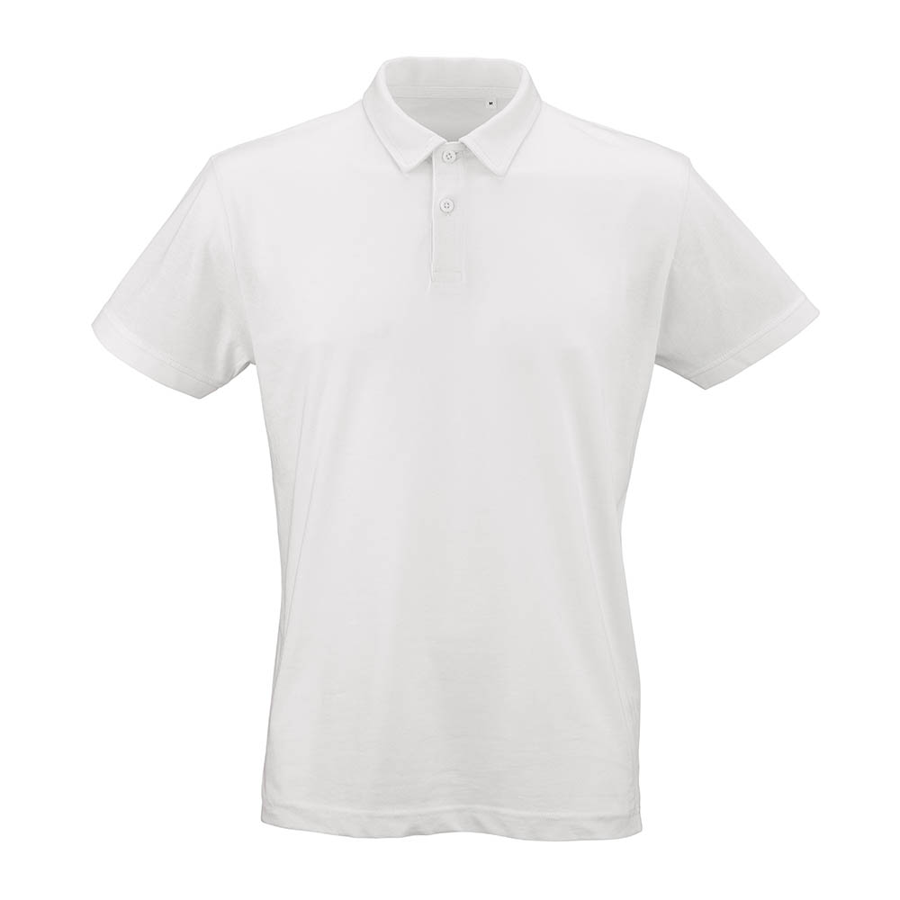 Polo mixte Ipanema à manches courtes en jersey. 100% coton bio