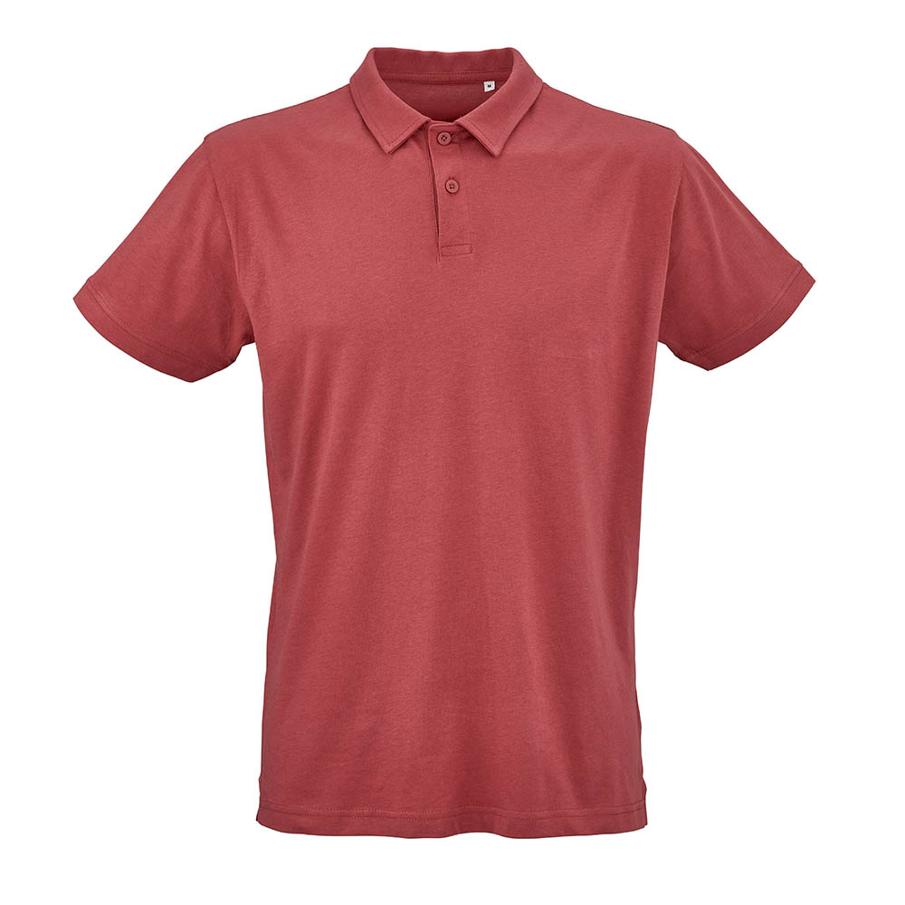 Polo mixte Ipanema à manches courtes en jersey. 100% coton bio