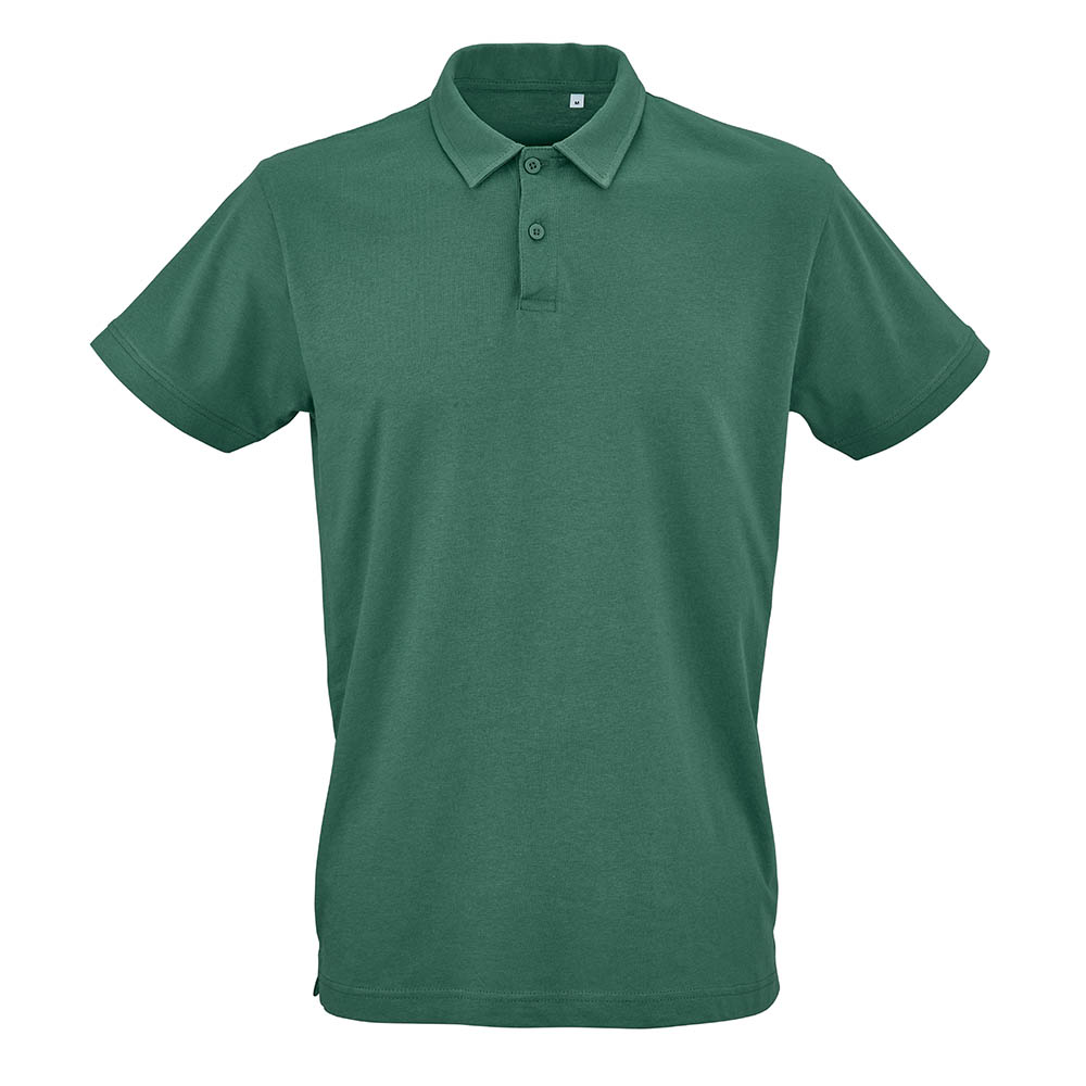 Polo mixte Ipanema à manches courtes en jersey. 100% coton bio