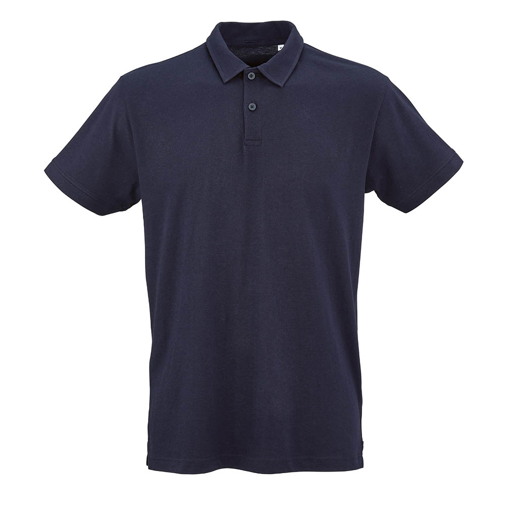 Polo mixte Ipanema à manches courtes en jersey. 100% coton bio
