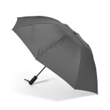 Vue 3 de Parapluie Presley, rPET. 23", pliable avec fermeture réversible