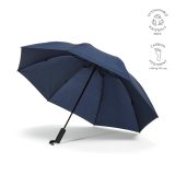 Vue 10 de Parapluie Presley, rPET. 23", pliable avec fermeture réversible