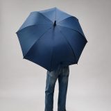 Vue 4 de Parapluie Joplin en rPET. 23". Ouverture automatique
