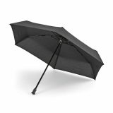 Vue 3 de Mini-parapluie pliable Piaf en rPET. 21". Ouverture manuelle
