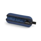 Vue 2 de Mini-parapluie pliable Piaf en rPET. 21". Ouverture manuelle