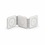 Vue 2 de Chargeur rapide sans fil 3-en-1 Planck rABS. 15 W. Port USB-C