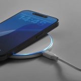 Vue 3 de Meitner Chargeur sans fil en rAluminium. 15 W. Port USB-C