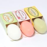 Vue 3 de FLORES. Savons en forme de galets (150g)