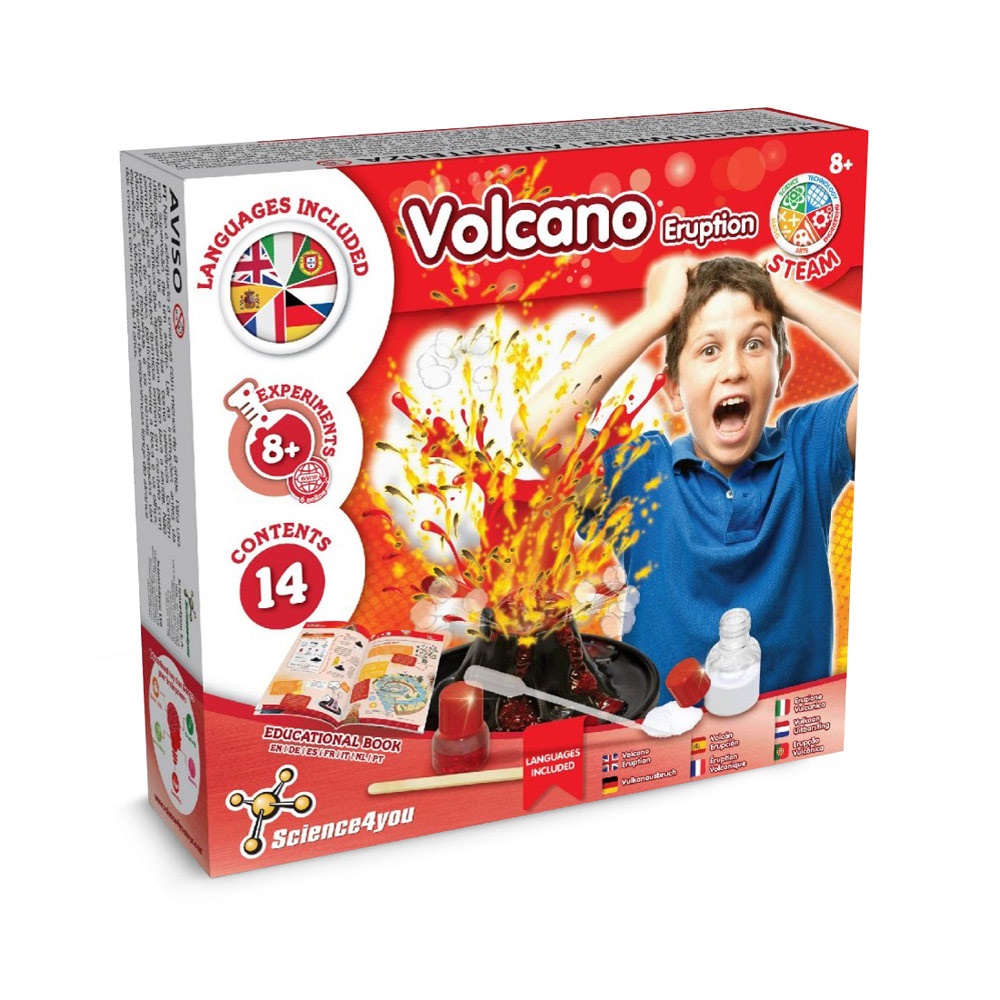 VOLCANIC ERUPTION GAME. Jeu éducatif pour enfants