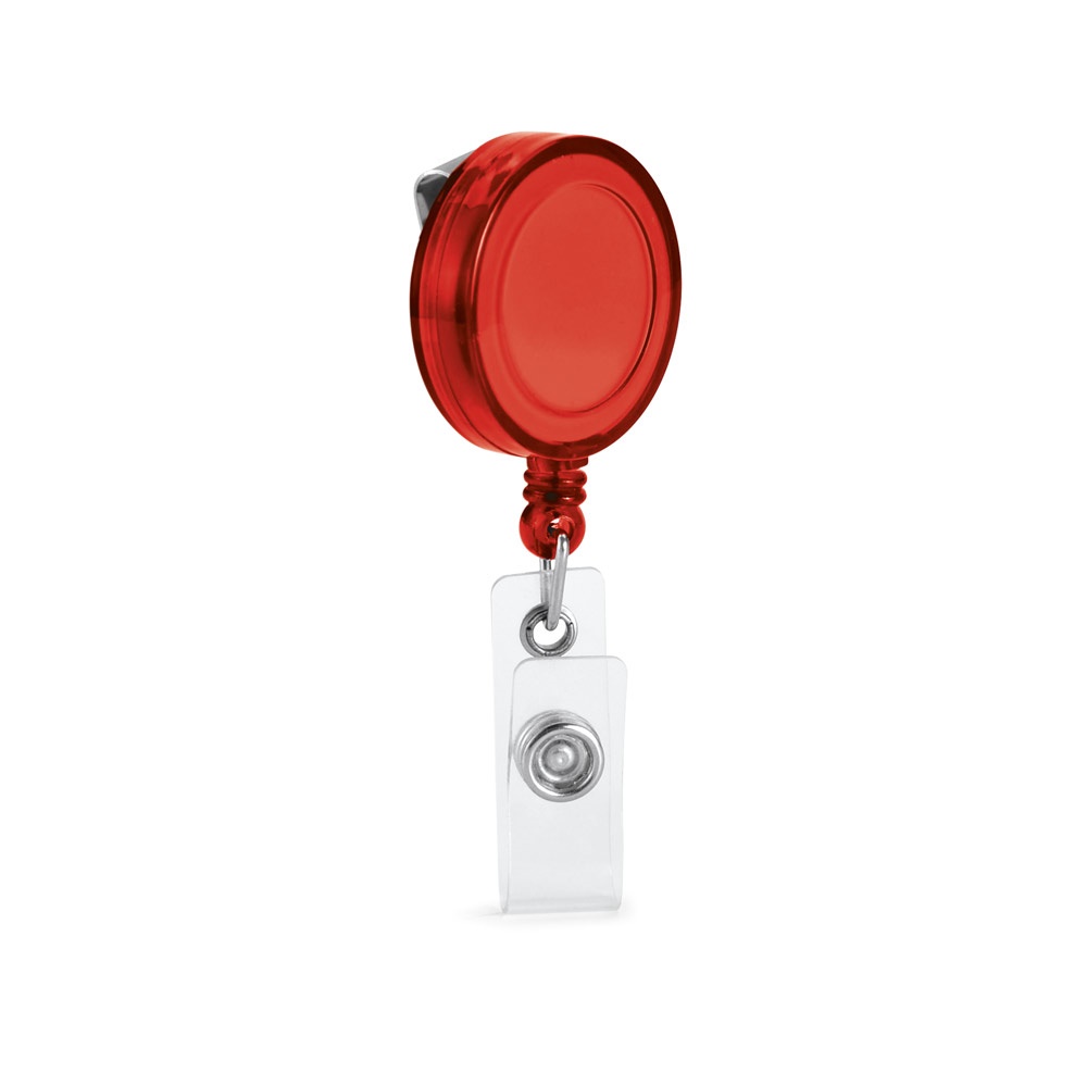 YEATS. Porte-badge extensible avec clip métallique