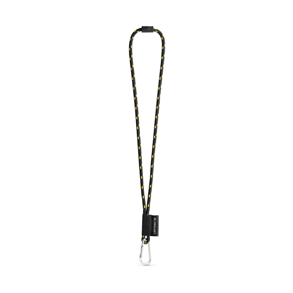 75091. SET Lanyard NAUTIC Longe (Ø 7 mm) avec mousqueton en forme de D de 55 mm et fermoir de sécurité Ø 7 mm