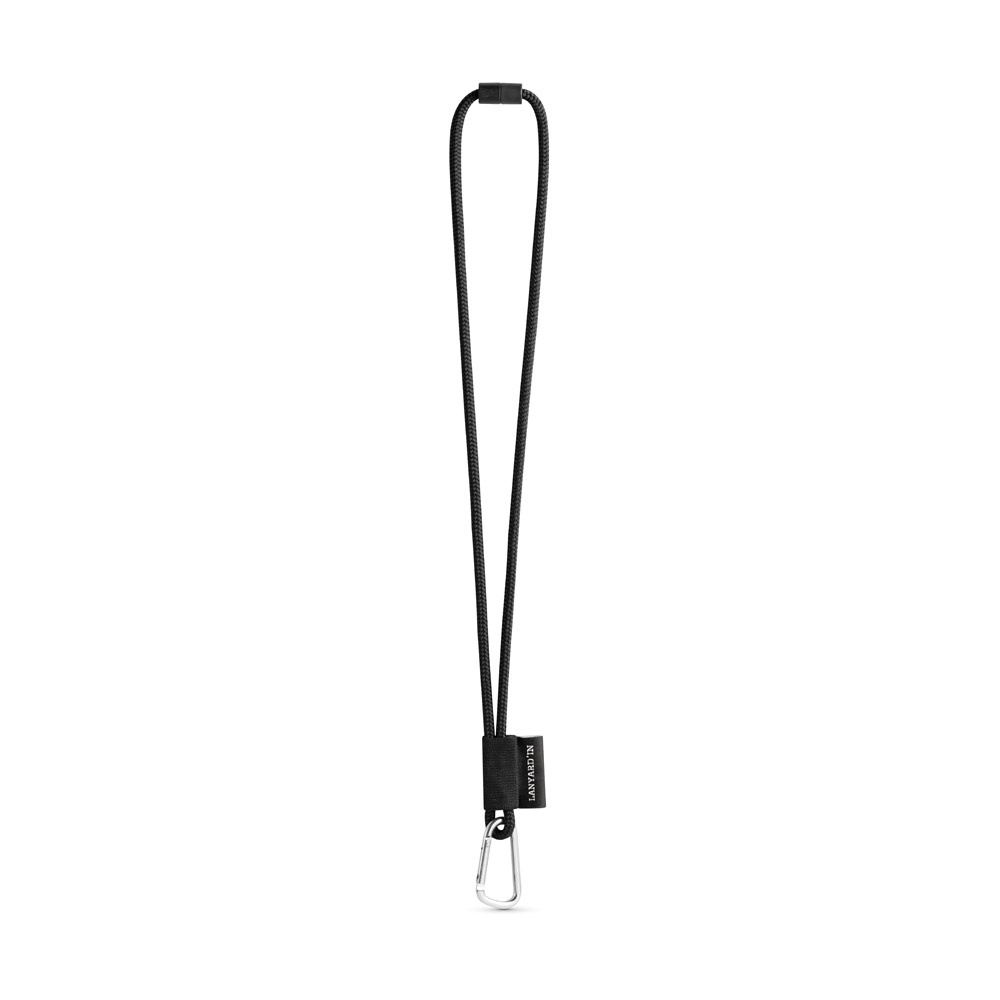 75091. SET Lanyard NAUTIC Longe (Ø 7 mm) avec mousqueton en forme de D de 55 mm et fermoir de sécurité Ø 7 mm