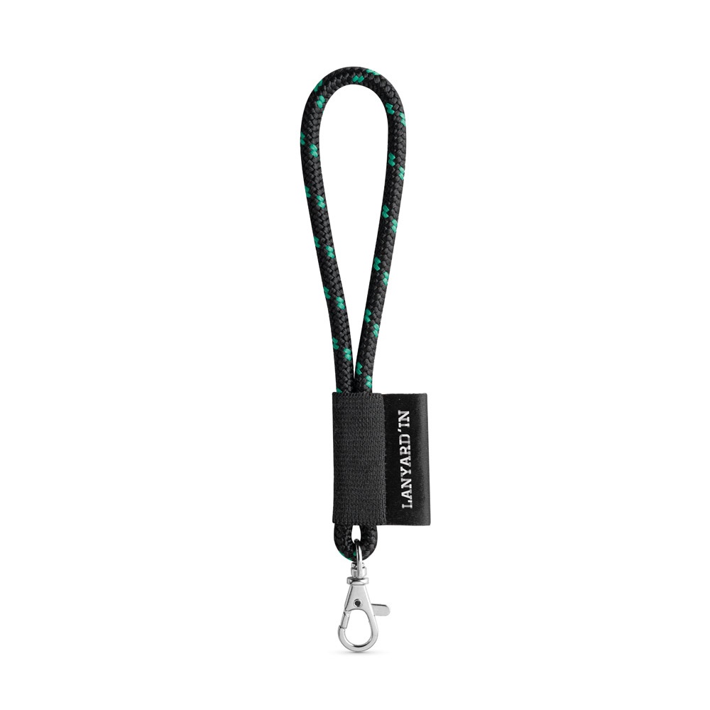 75092. SET Lanyard NAUTIC Short (Ø 7 mm) avec mousqueton à porte de 9 mm