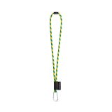 Vue 12 de SET Lanyard TUBE Long (Ø 7 mm) avec mousqueton en forme de D de 55 mm et fermoir de sécurité Ø 7 mm