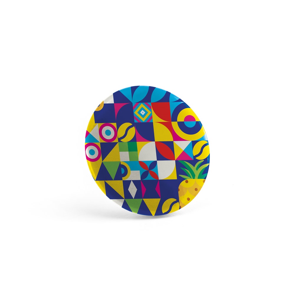Button PIN 7. Pin's rond avec aimant