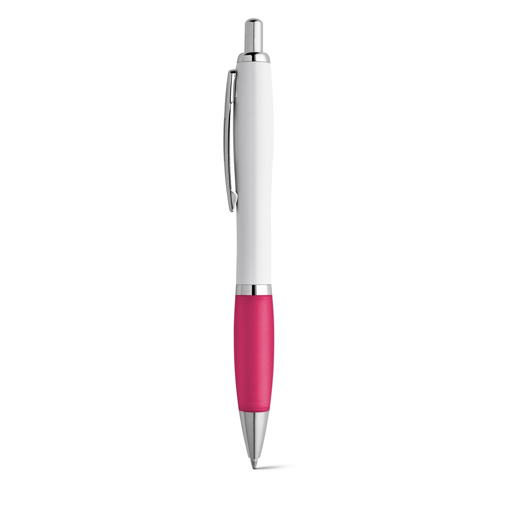 MOVE. Stylo à bille en ABS blanc avec clip en métal