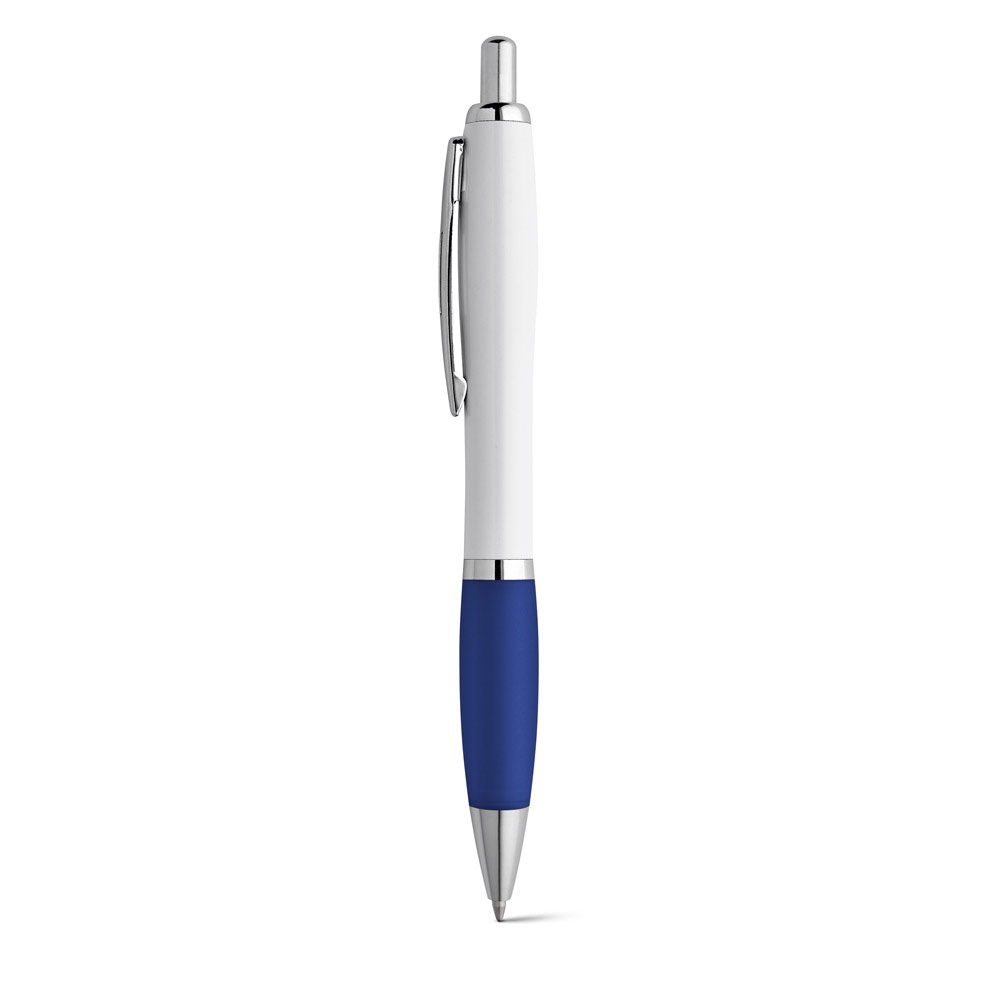 MOVE. Stylo à bille en ABS blanc avec clip en métal