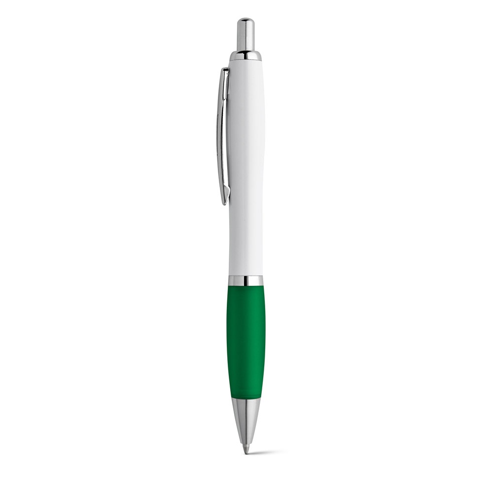MOVE. Stylo à bille en ABS blanc avec clip en métal