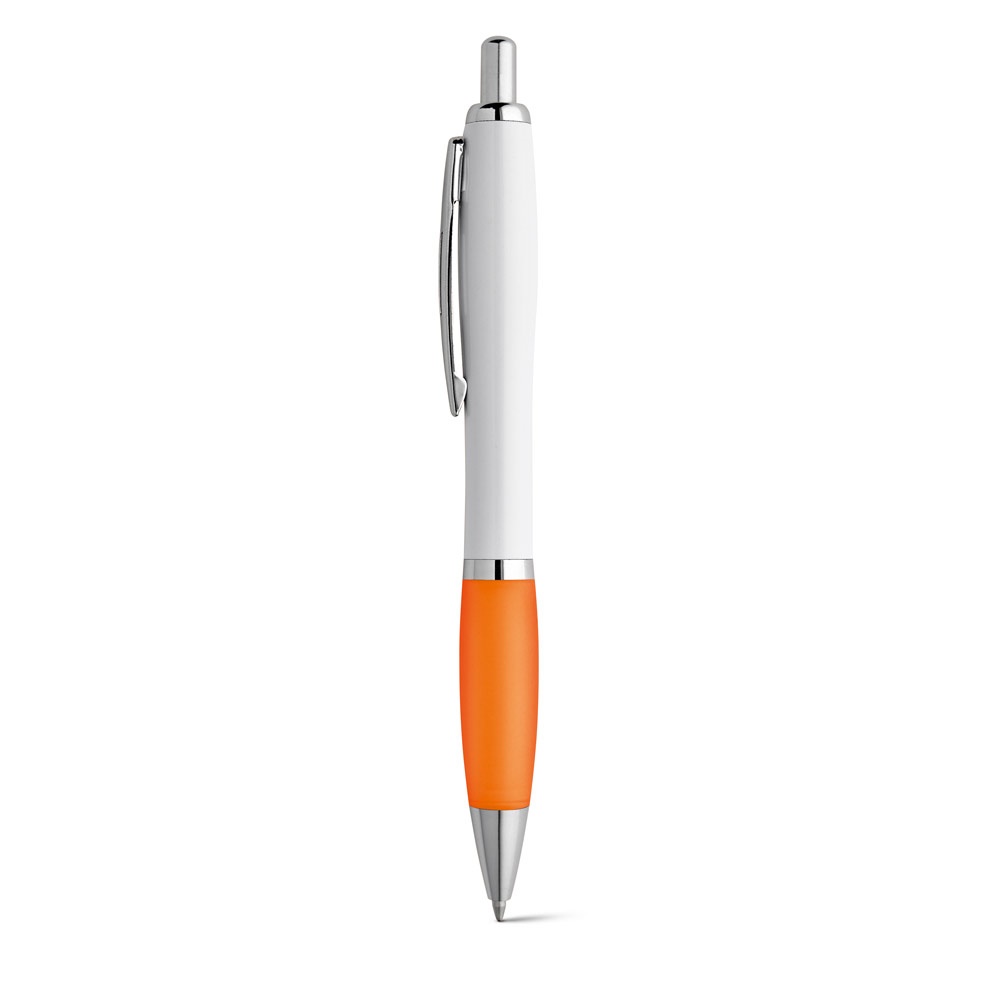 MOVE. Stylo à bille en ABS blanc avec clip en métal