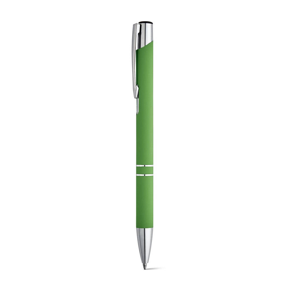 BETA SOFT. Stylo en aluminium avec finition en caoutchouc
