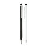 Vue 3 de ZOE BK. Stylo à bille en aluminium avec pointe tactile